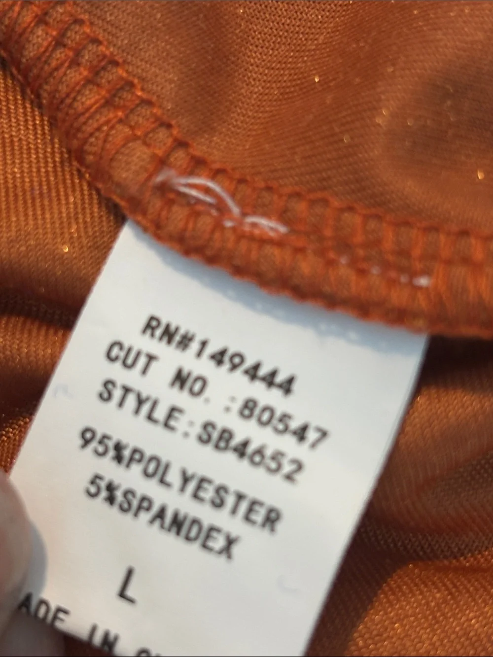 Amber Skye Rust Orange Crushed Velvet Ruched Sweetheart Top L